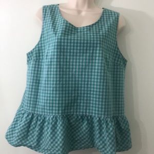 🔥🔥🔥 J. CREW ARMLESS SUN BLOUSE Size L